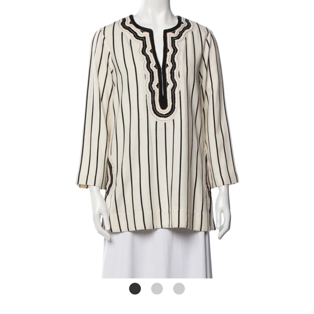 Tory Burch Tunic new ivory black flipa